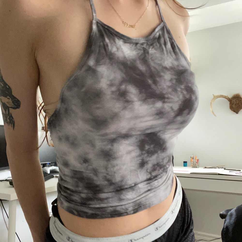 Tye-dyed Halter Top